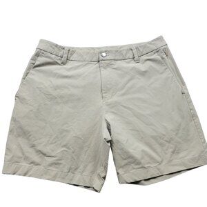 Lululemon Commission Shorts Mens 34 Beige Preppy Chino